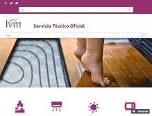 Tablet Screenshot of instalacionesvm.com